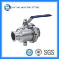 Alta qualidade DIN SMS Tipo Clamped Sanitary Ball Valve